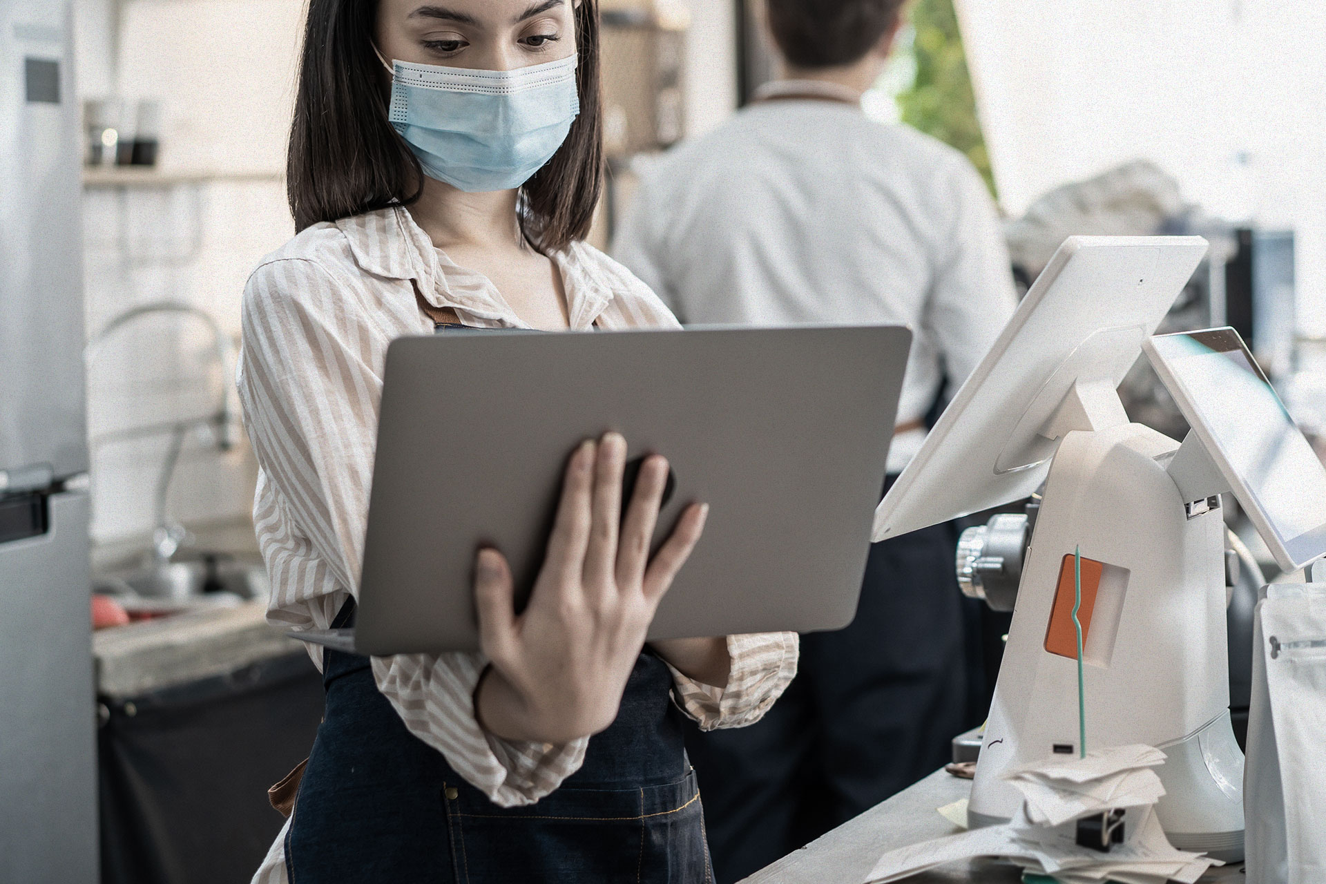 asian-cafe-owner-girl-check-in-sale-order-income